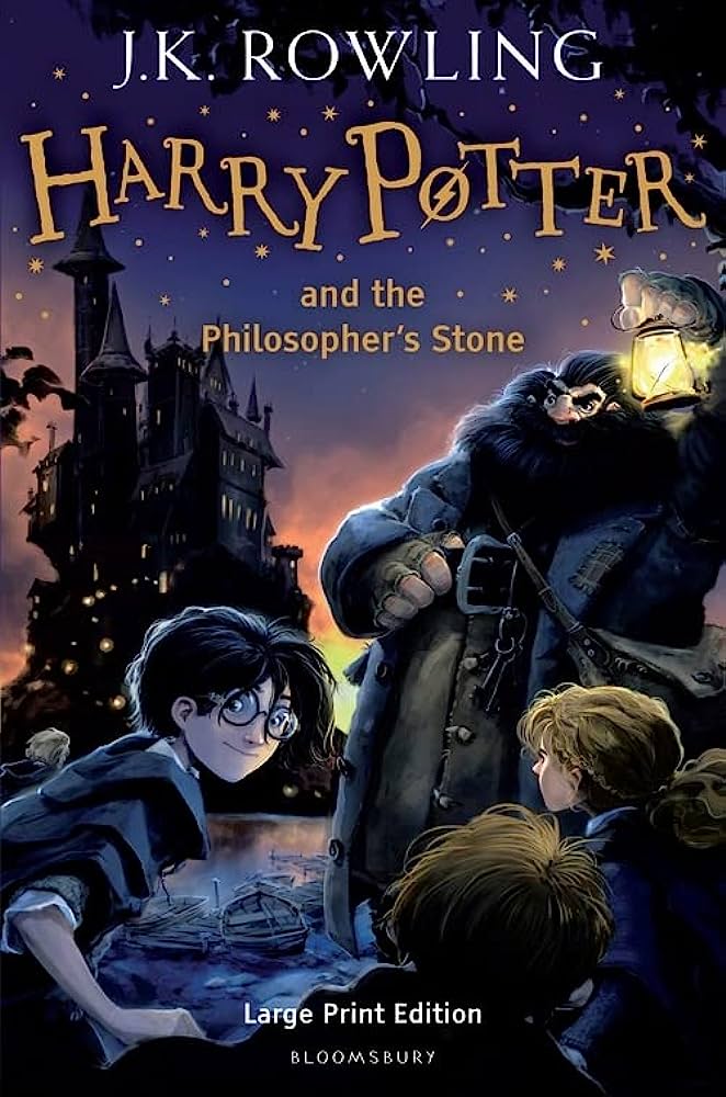 Are The Harry Potter Audiobooks Available In Large Print?