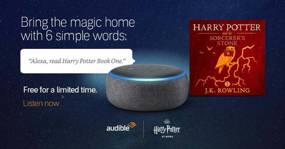 Can I Listen To Harry Potter Audiobooks On My Smart Speaker?