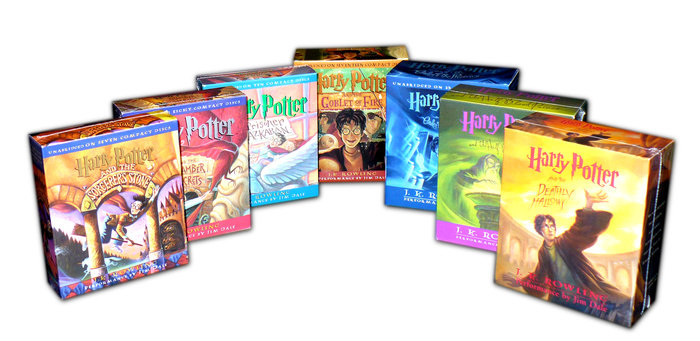 Are the Harry Potter books available in audiobook format?