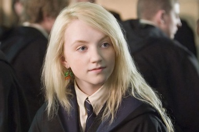 Who played Luna Lovegood in the Harry Potter films?