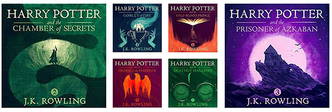 Are the Harry Potter books available as audio downloads?