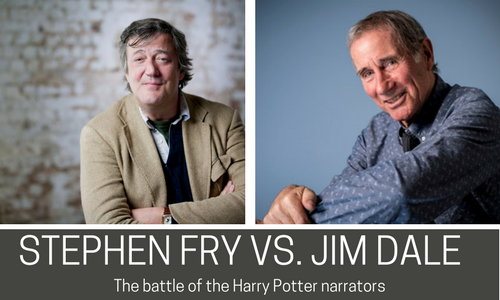 How Many Audiobooks Did Jim Dale And Stephen Fry Narrate In Total?