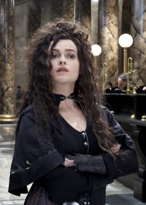 Who portrayed Bellatrix Lestrange in the Harry Potter films?