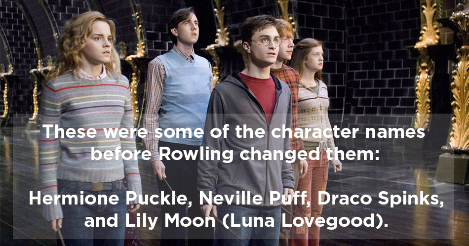 What are some interesting facts about Harry Potter characters?